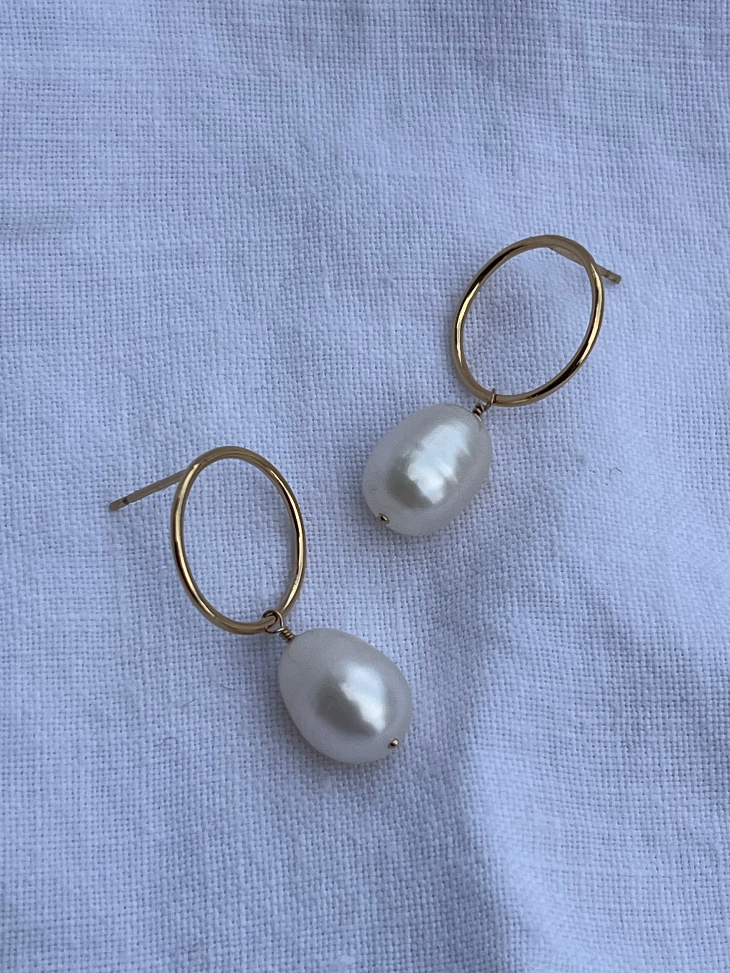 Pearl Hoops