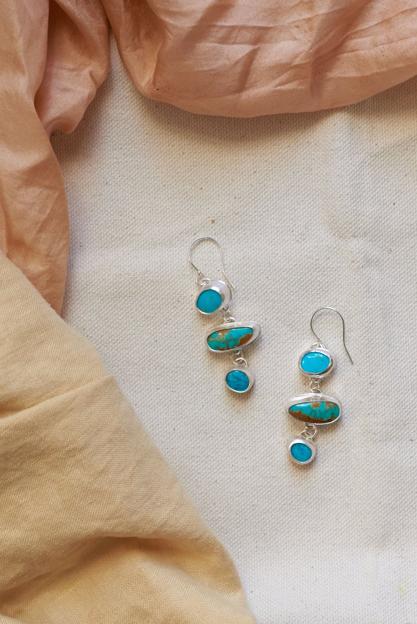 Turquoise Trio Earrings