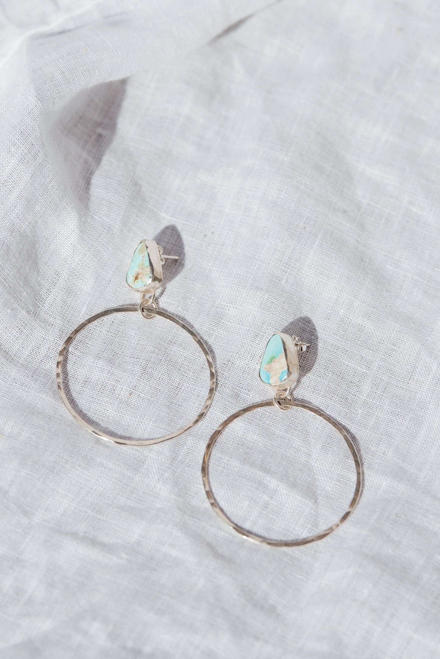 Turquoise Hoops #2